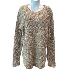 Jeanne Pierre Lattice‎ Knit Pullover Sweater Size XL – Cozy Winter Vibes
